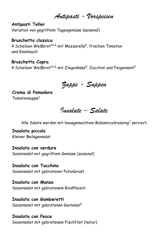 Speisekarte photo 3