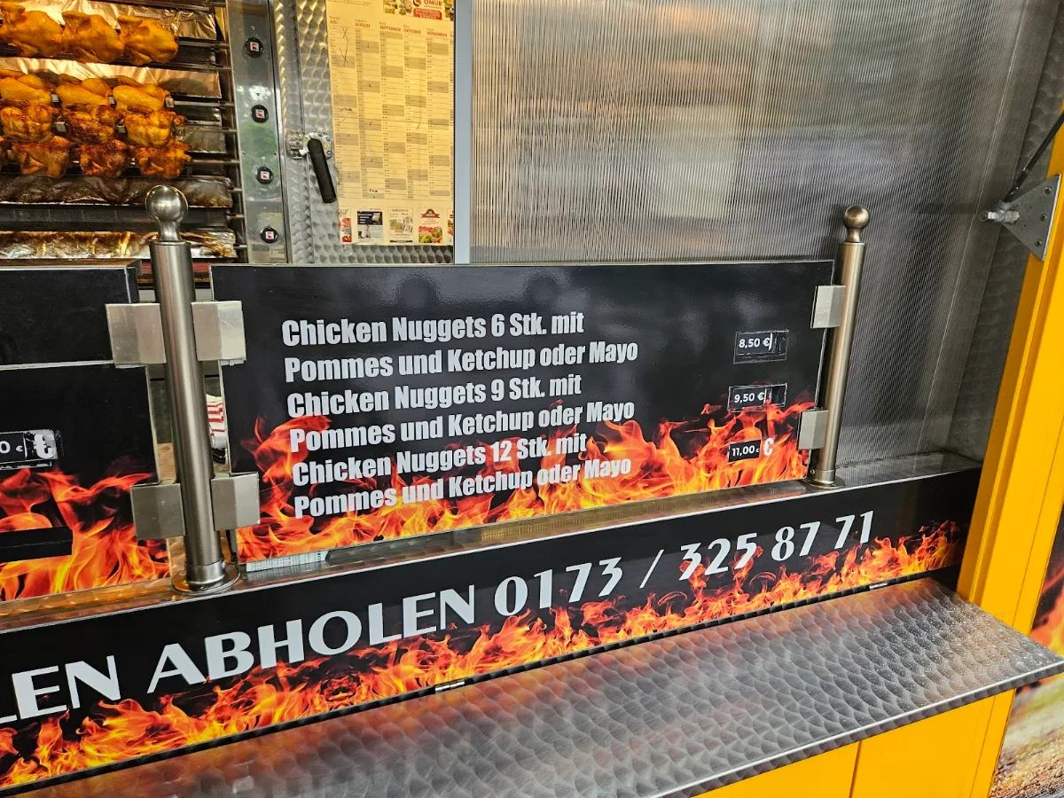 Speisekarte, Günes Grillhähnchen