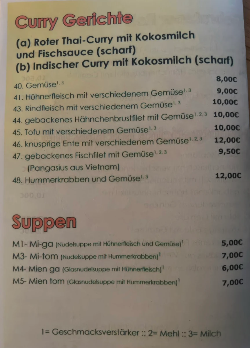 Speisekarte photo 1