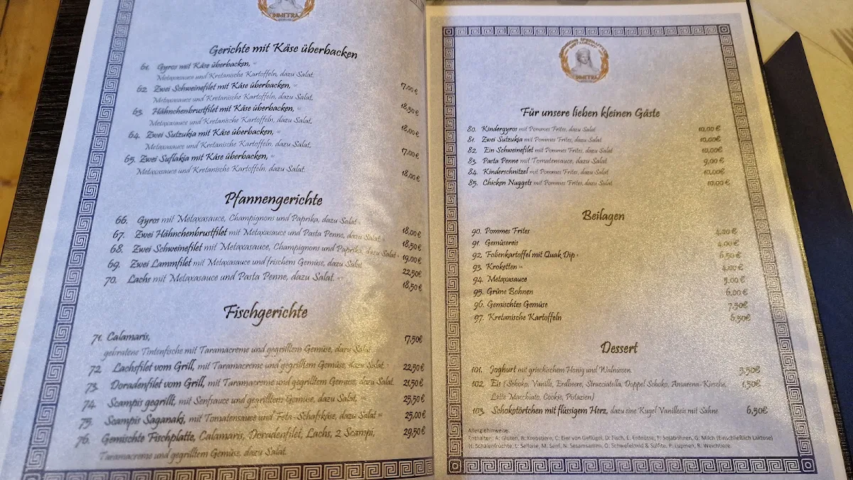 Speisekarte photo 2