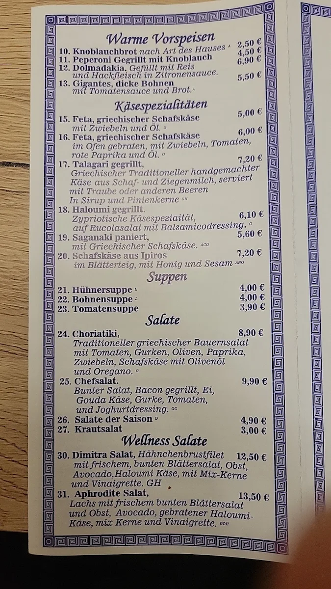 Speisekarte photo 4