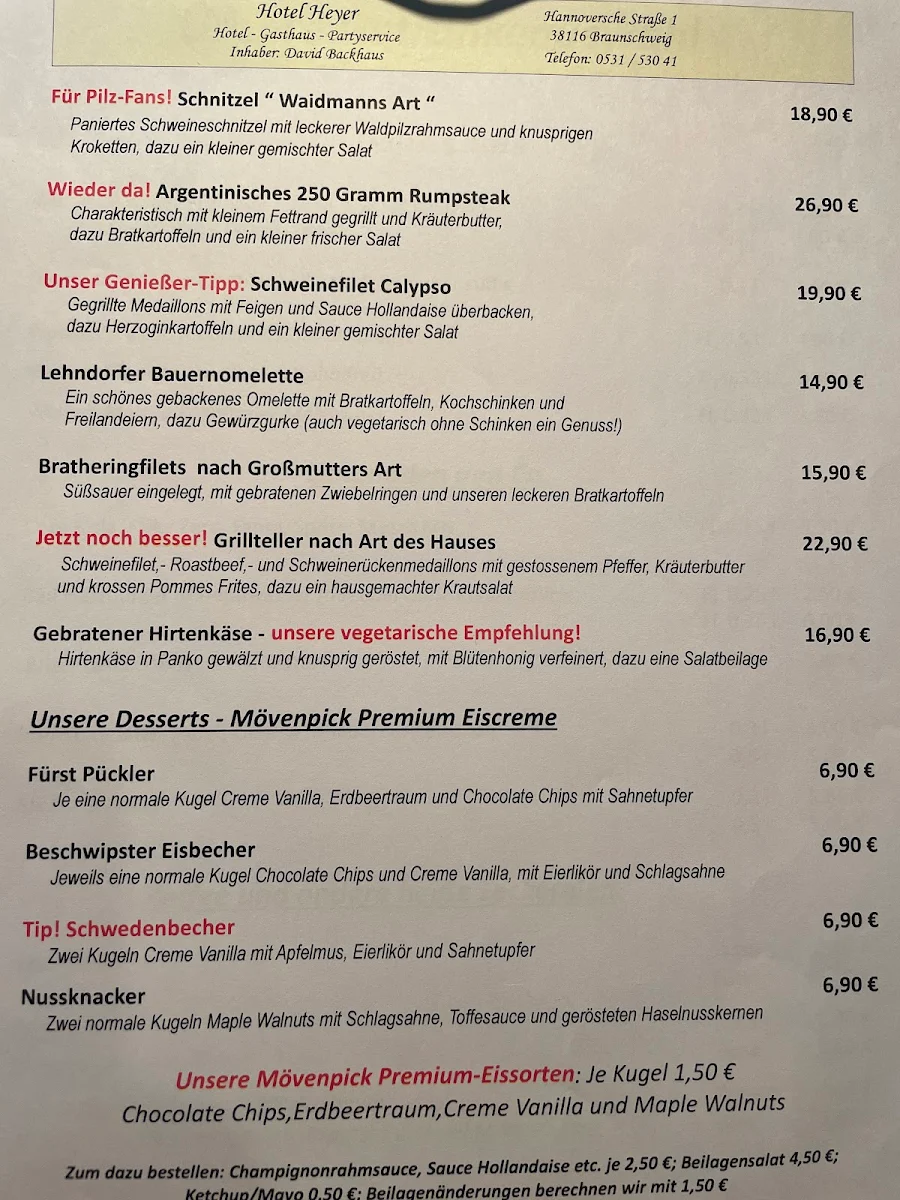 Speisekarte photo 2