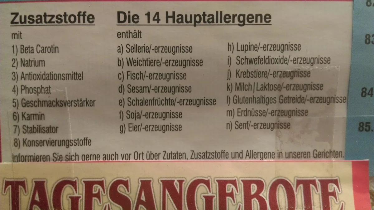 Speisekarte photo 9