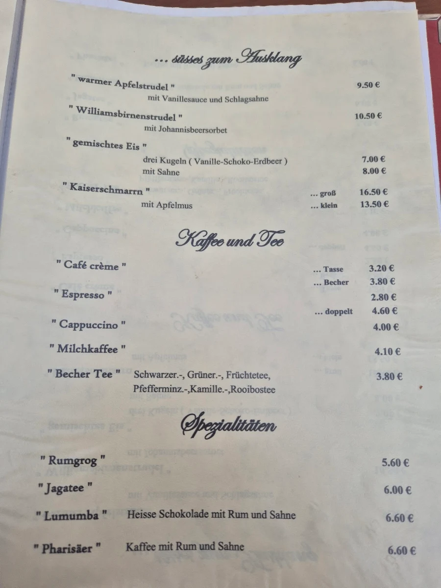 Speisekarte photo 1