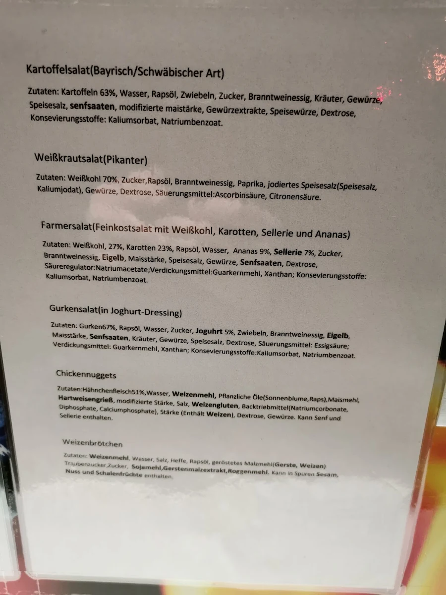 Speisekarte photo 2