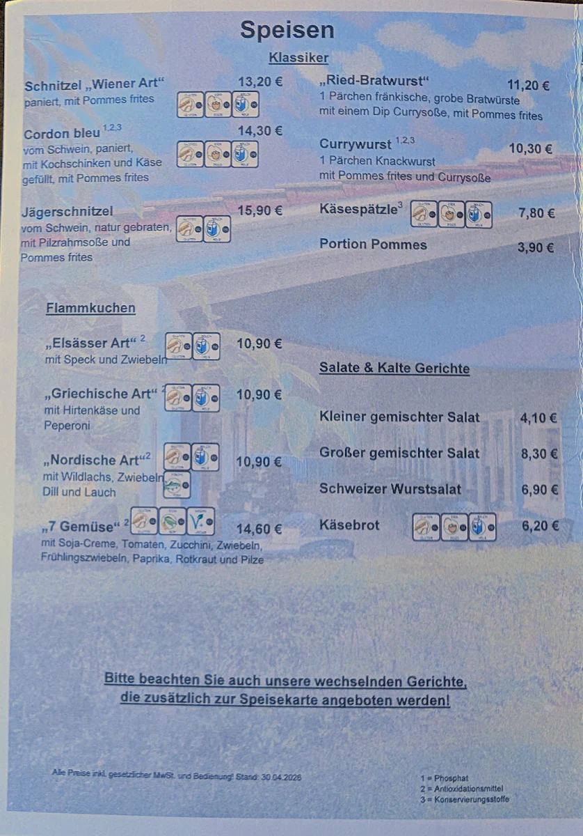 Speisekarte photo 2