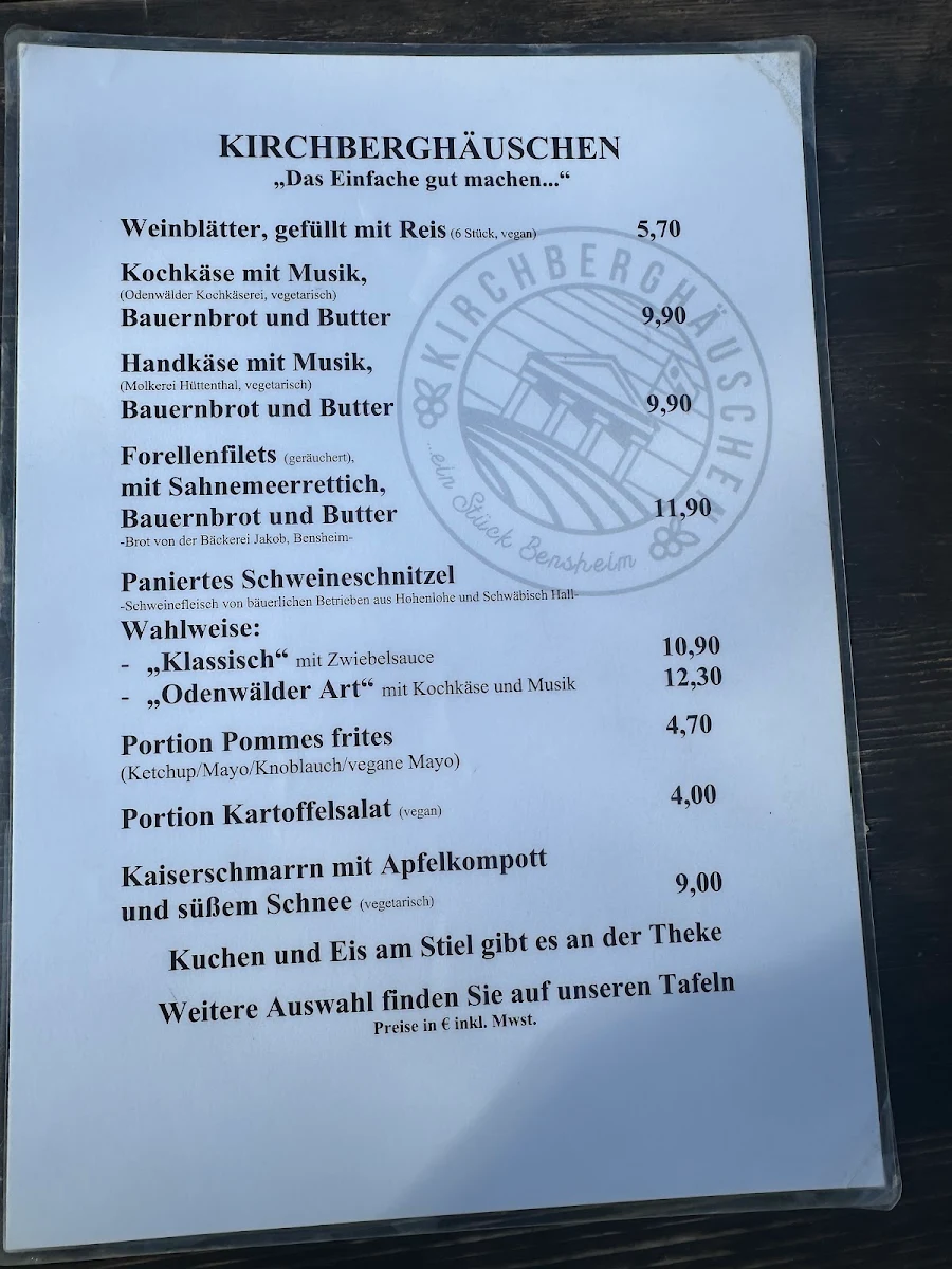 Speisekarte photo 1