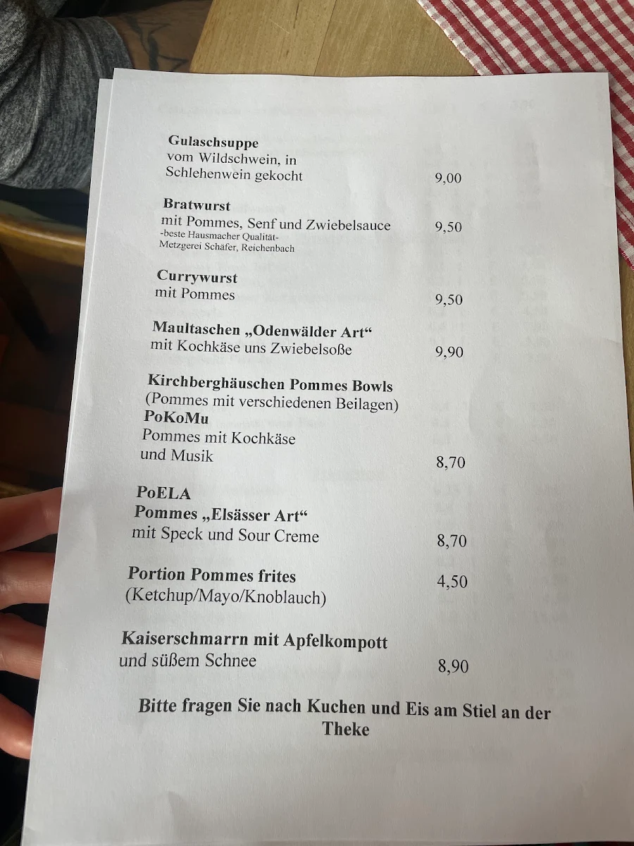 Speisekarte photo 4