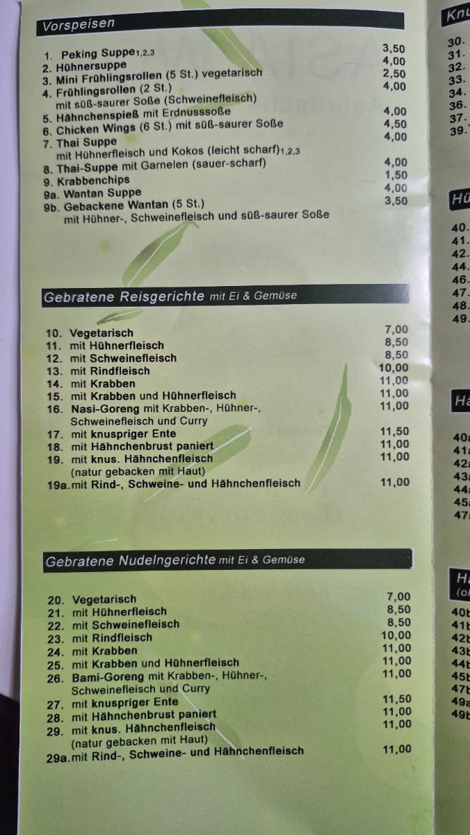 Speisekarte photo 1