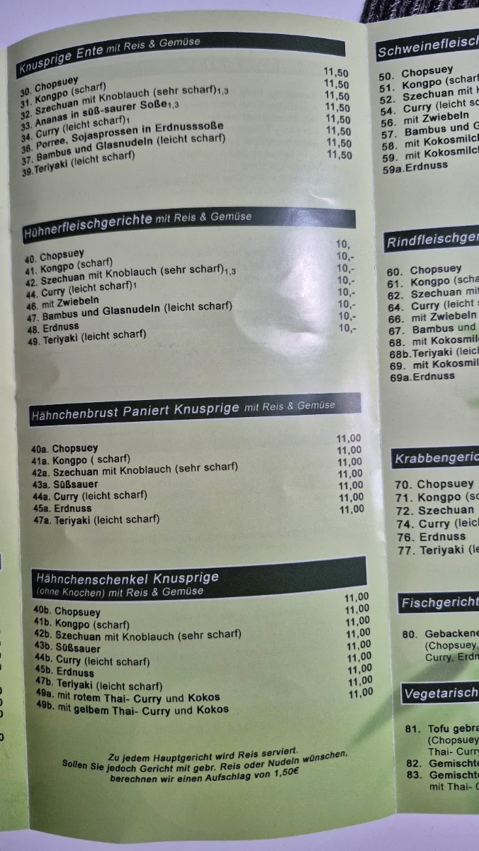 Speisekarte photo 6