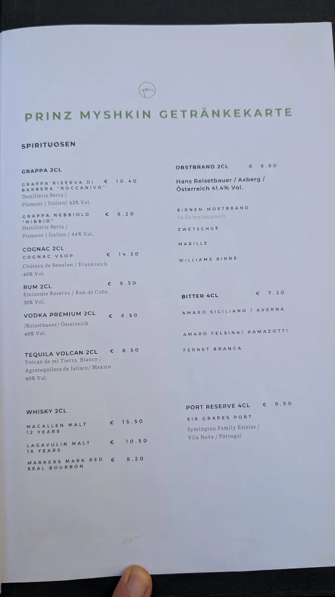 Speisekarte photo 2