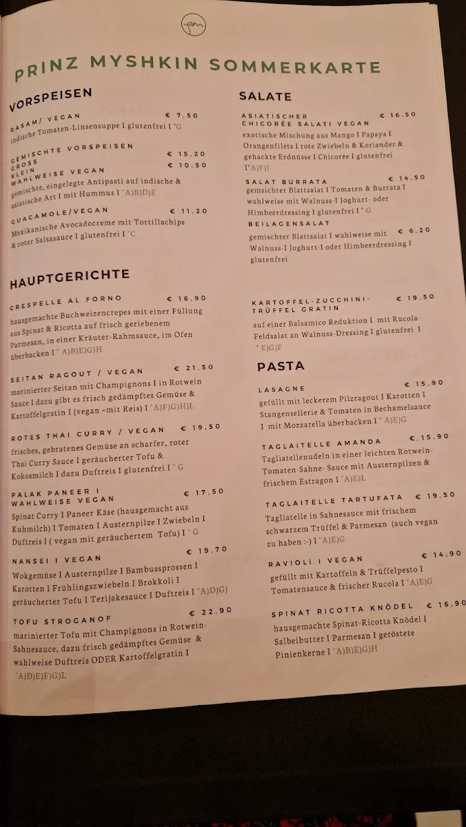 Speisekarte photo 9