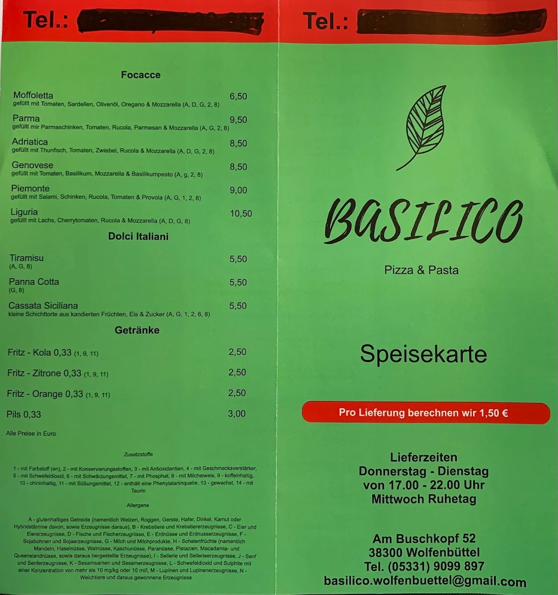 Speisekarte photo 2