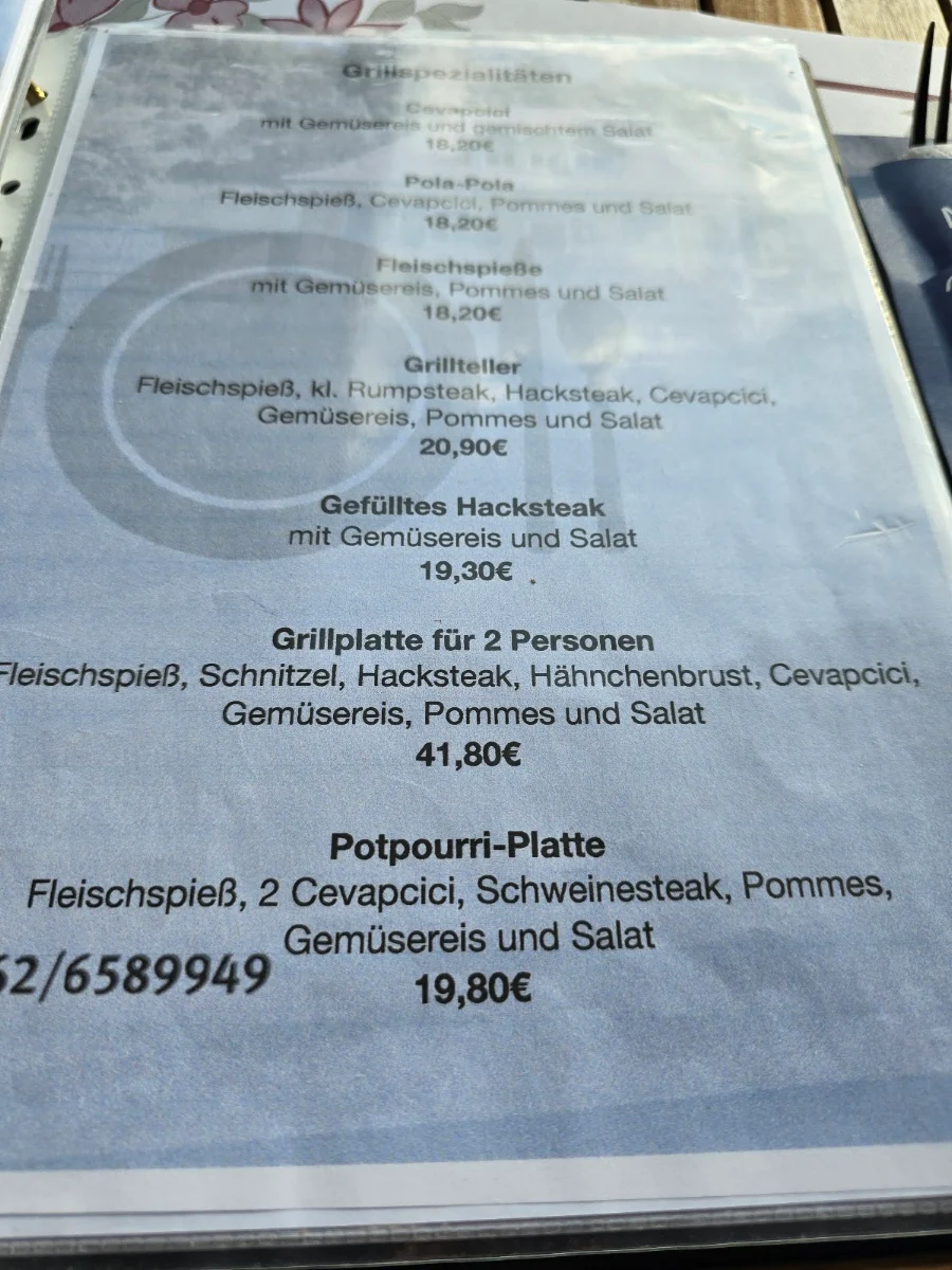 Speisekarte photo 3