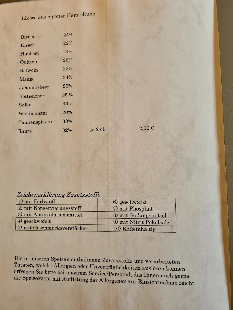 Speisekarte photo 2