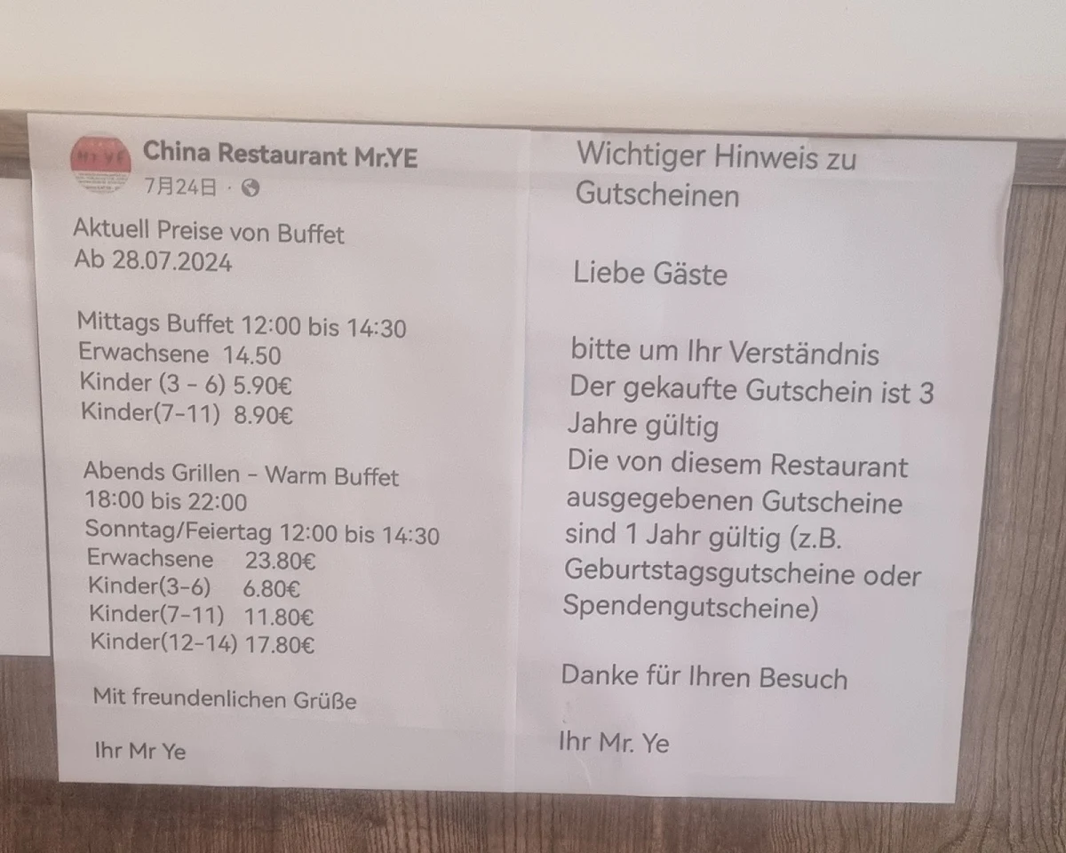 Speisekarte photo 2