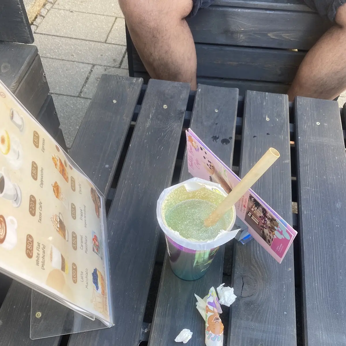 Speisekarte, Bubble Bear Cafe & Druck Schopfheim + Dampfnudeln & Crêpes