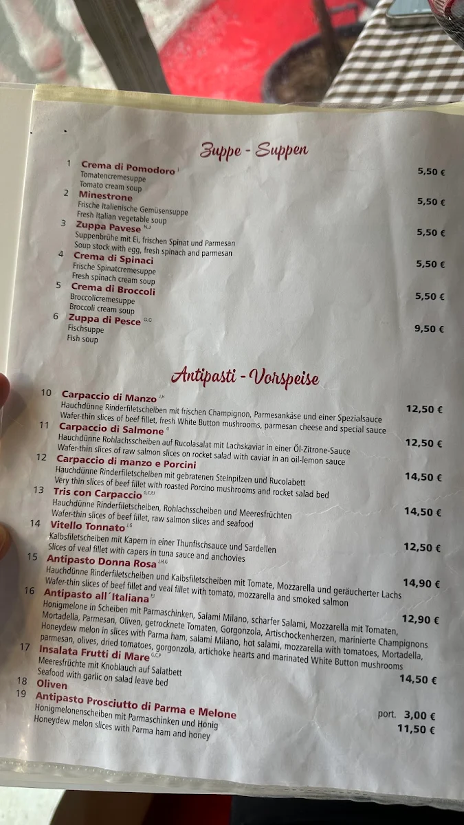 Speisekarte photo 1