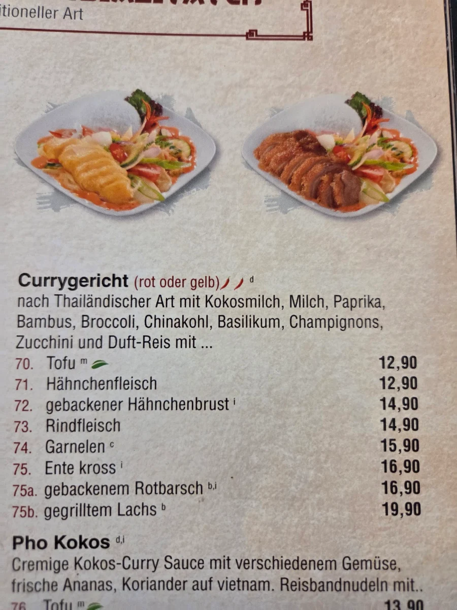 Speisekarte photo 2