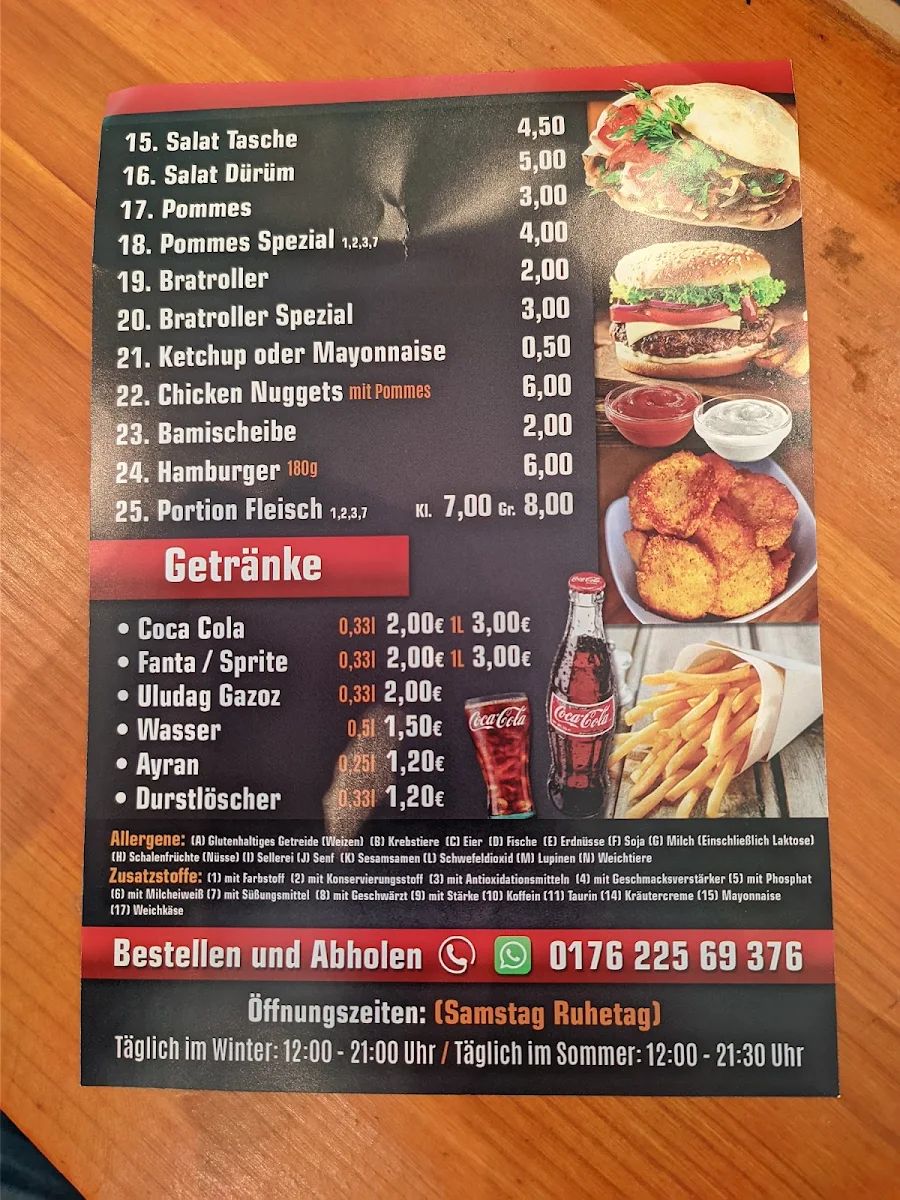 Speisekarte photo 2