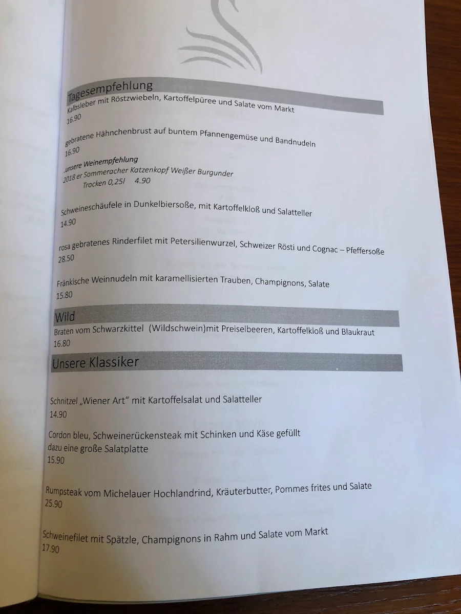 Speisekarte photo 2