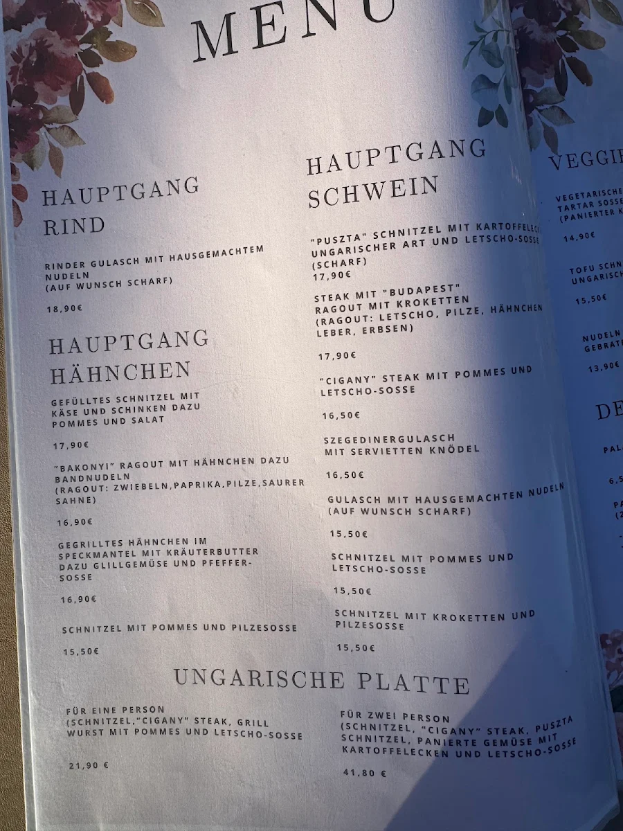 Speisekarte photo 2