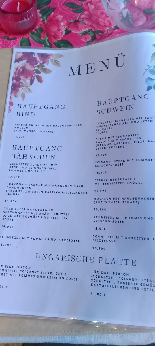 Speisekarte photo 4