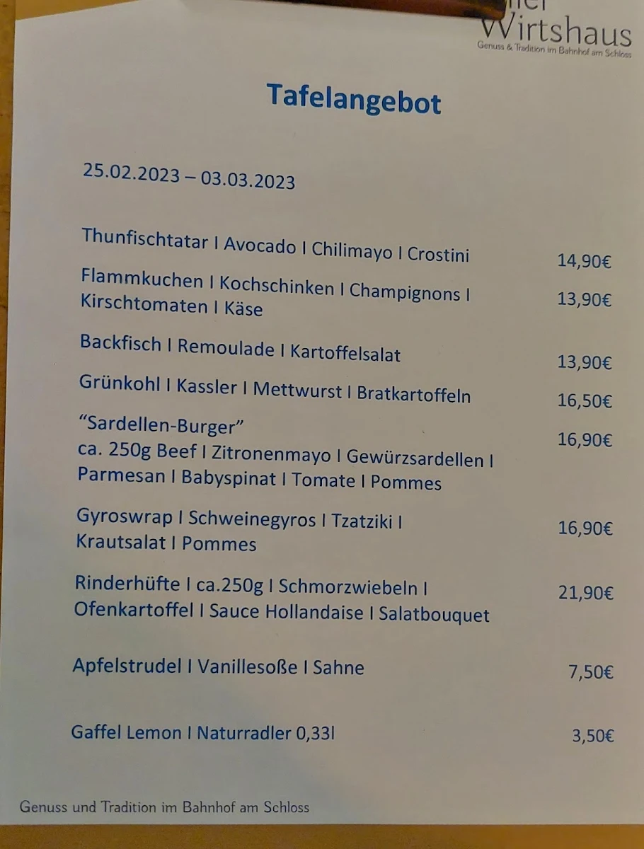 Speisekarte photo 4