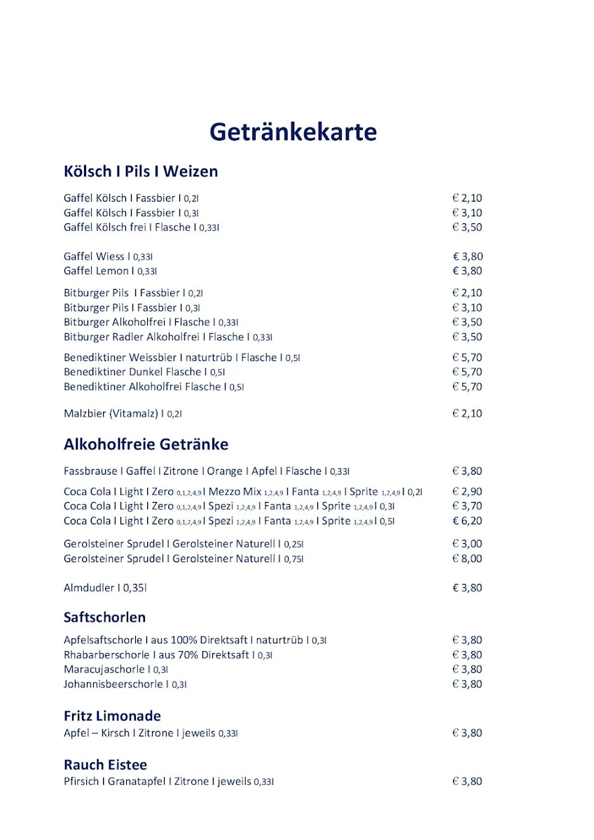 Speisekarte photo 8