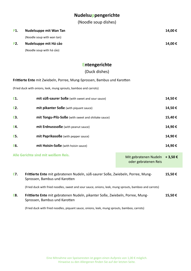 Speisekarte photo 6