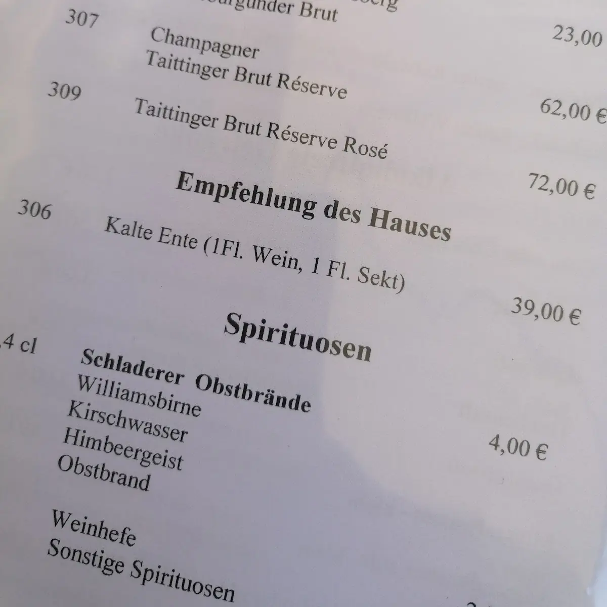 Speisekarte photo 6