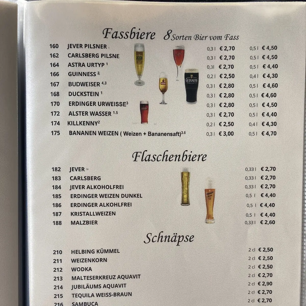 Speisekarte photo 4