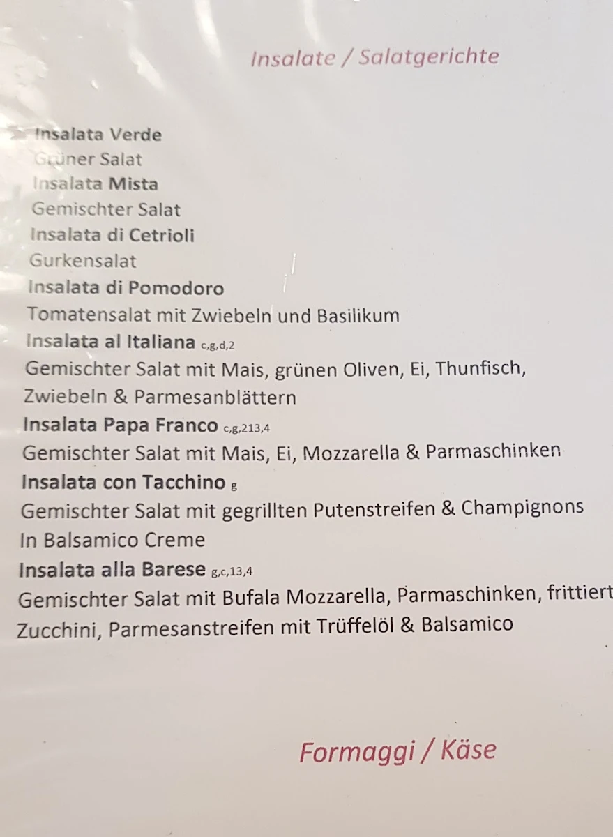 Speisekarte photo 2