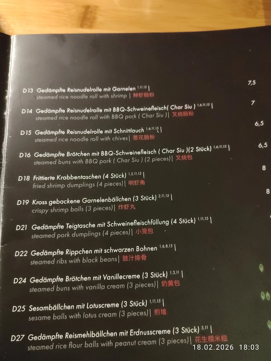 Speisekarte photo 1
