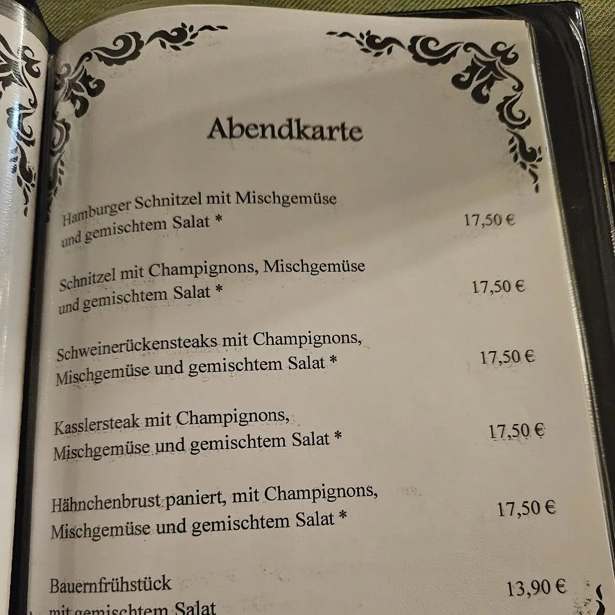 Speisekarte photo 5