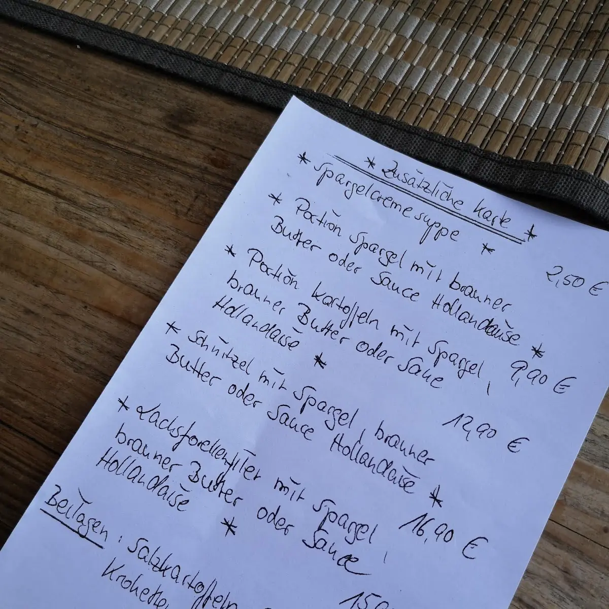 Speisekarte photo 8