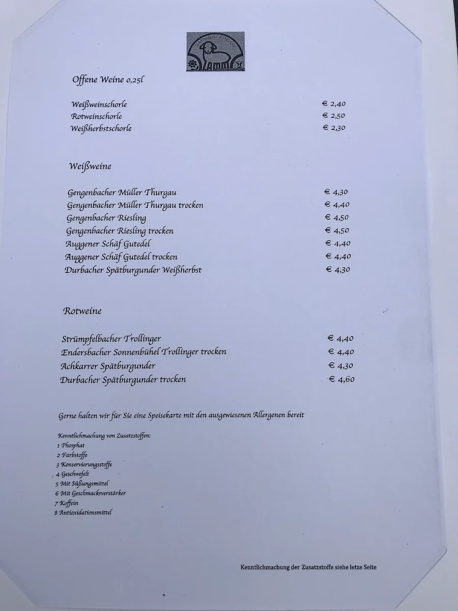 Speisekarte photo 2
