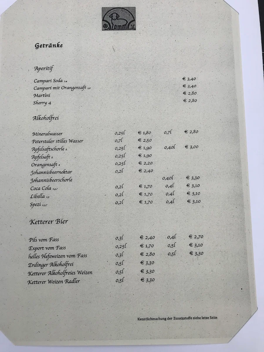 Speisekarte photo 3