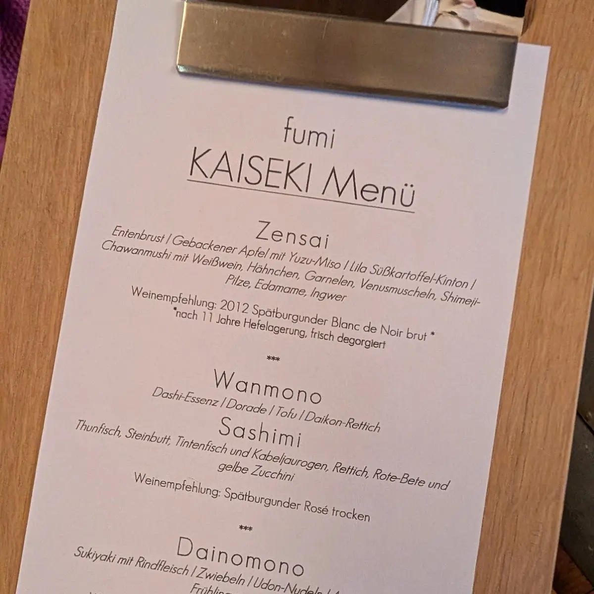 Speisekarte photo 2