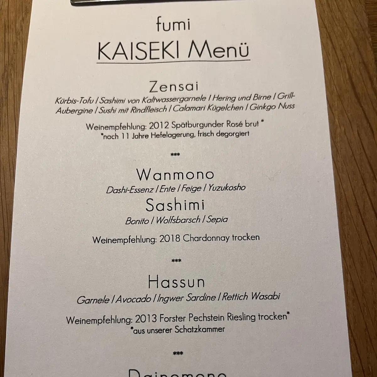 Speisekarte photo 4
