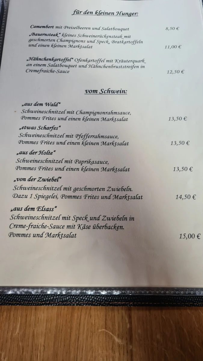 Speisekarte photo 1