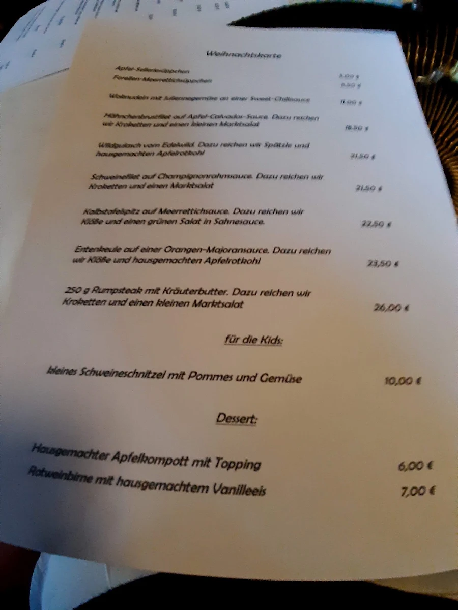 Speisekarte photo 3