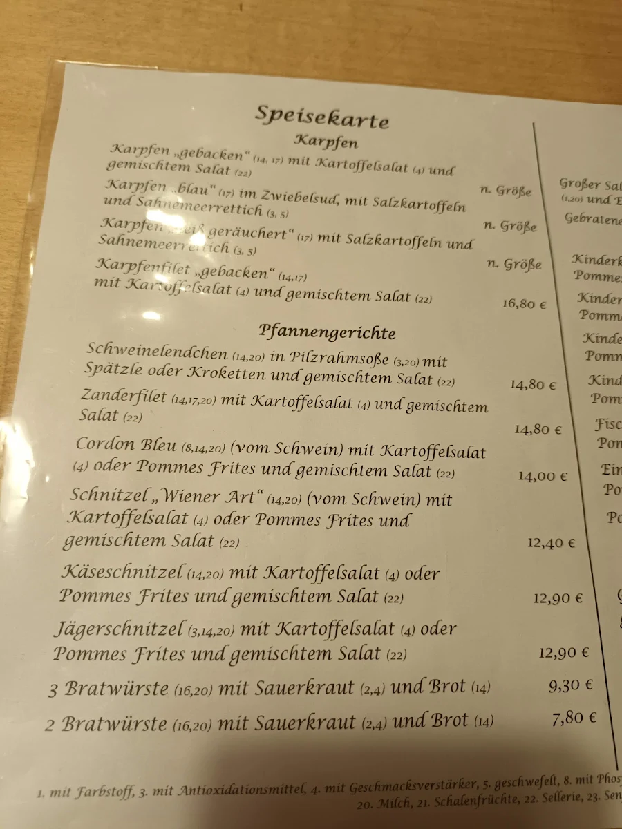 Speisekarte photo 1