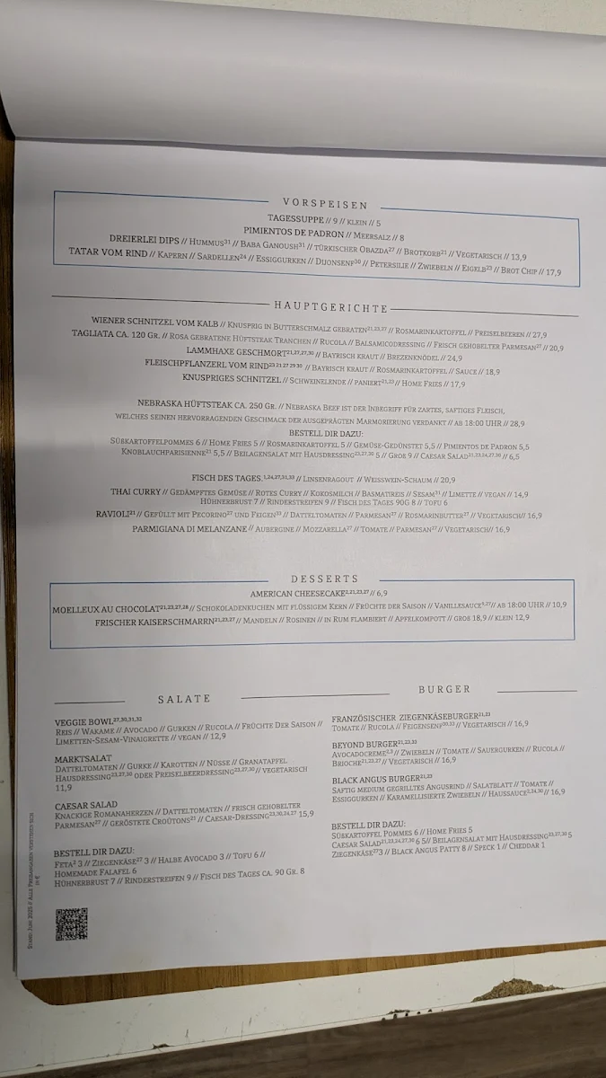 Speisekarte photo 1