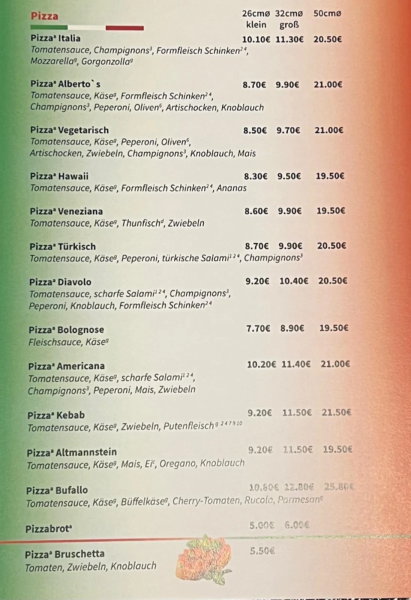 Speisekarte photo 5