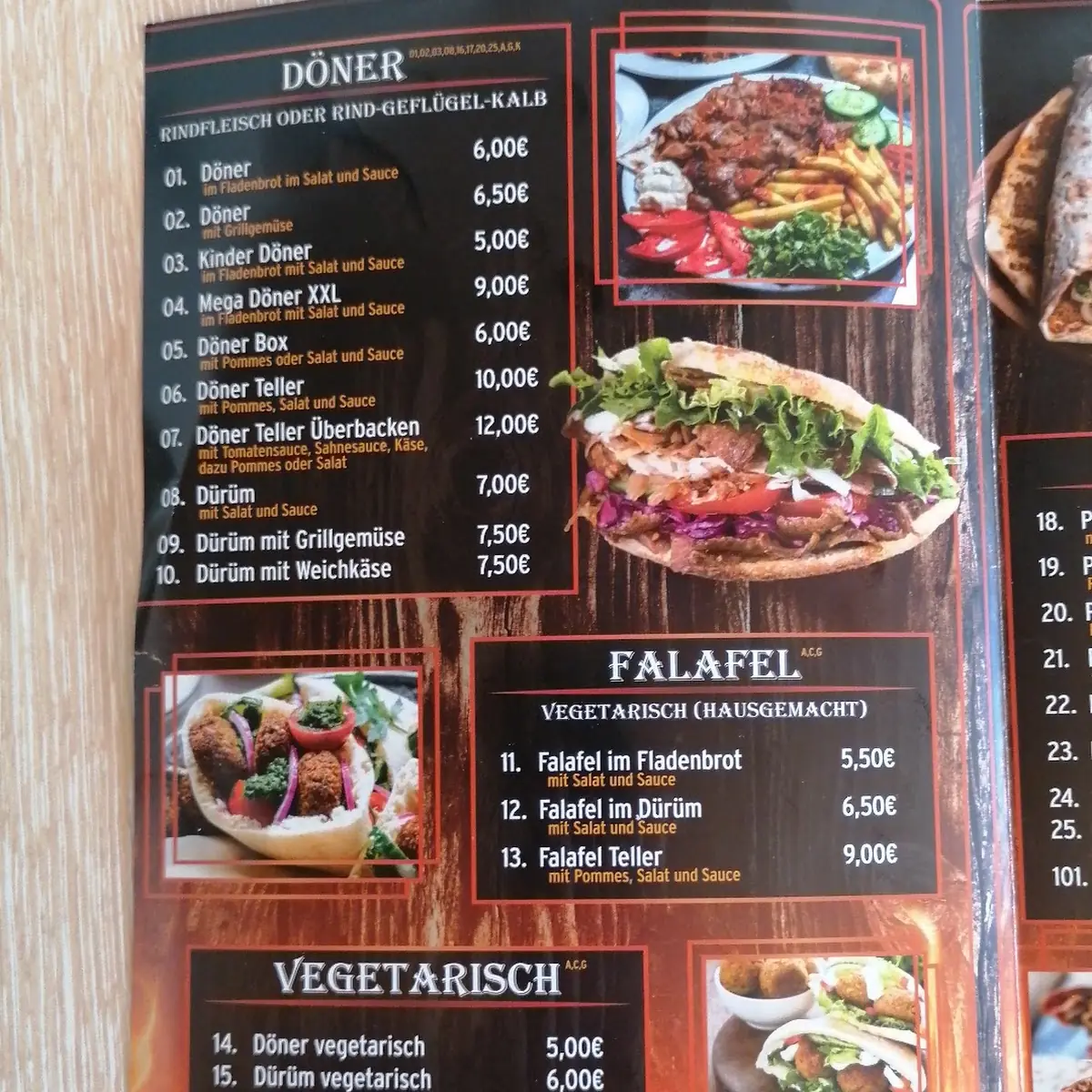 Speisekarte photo 10