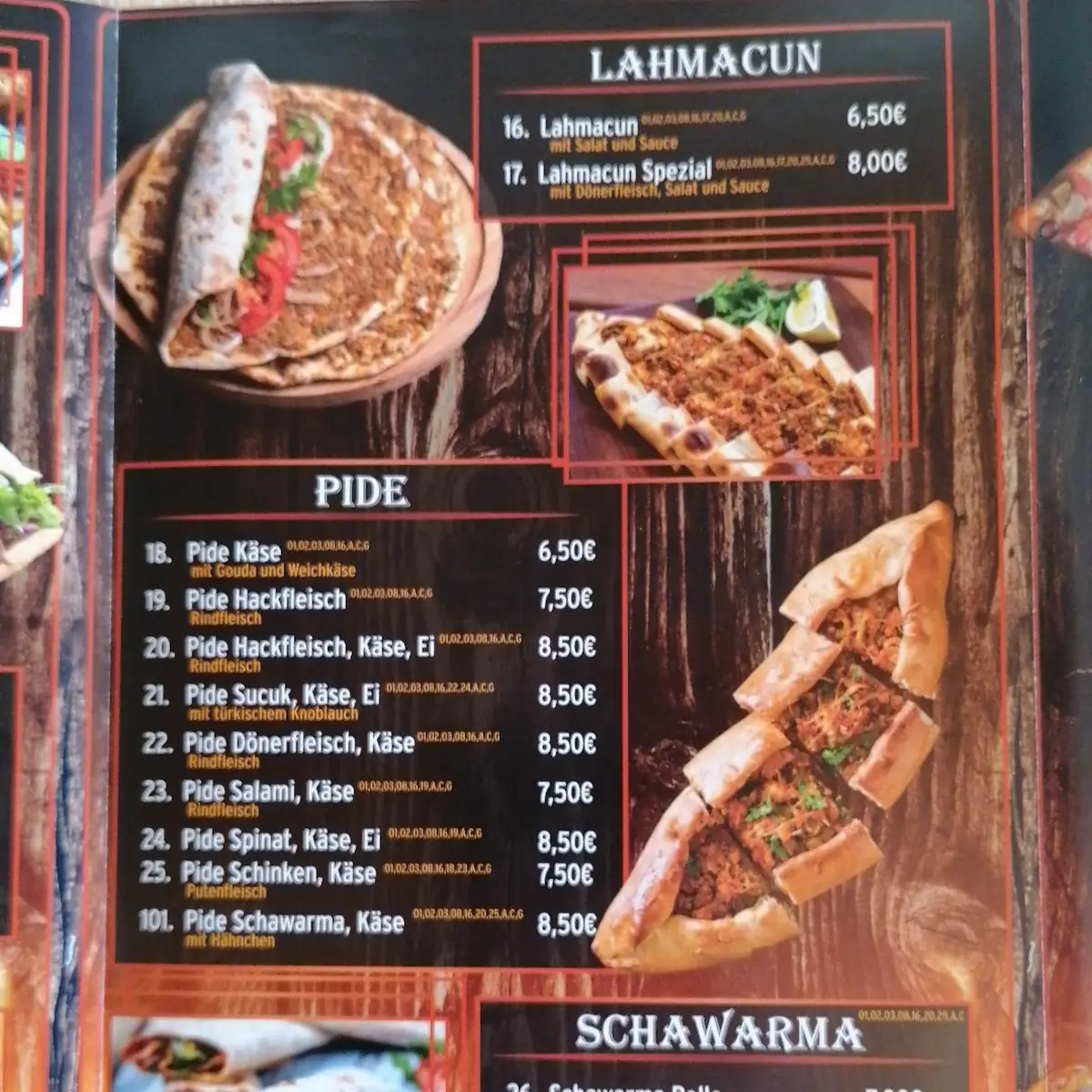 Speisekarte photo 9