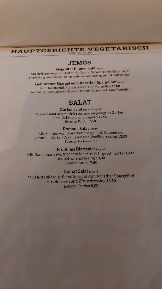 Speisekarte photo 1