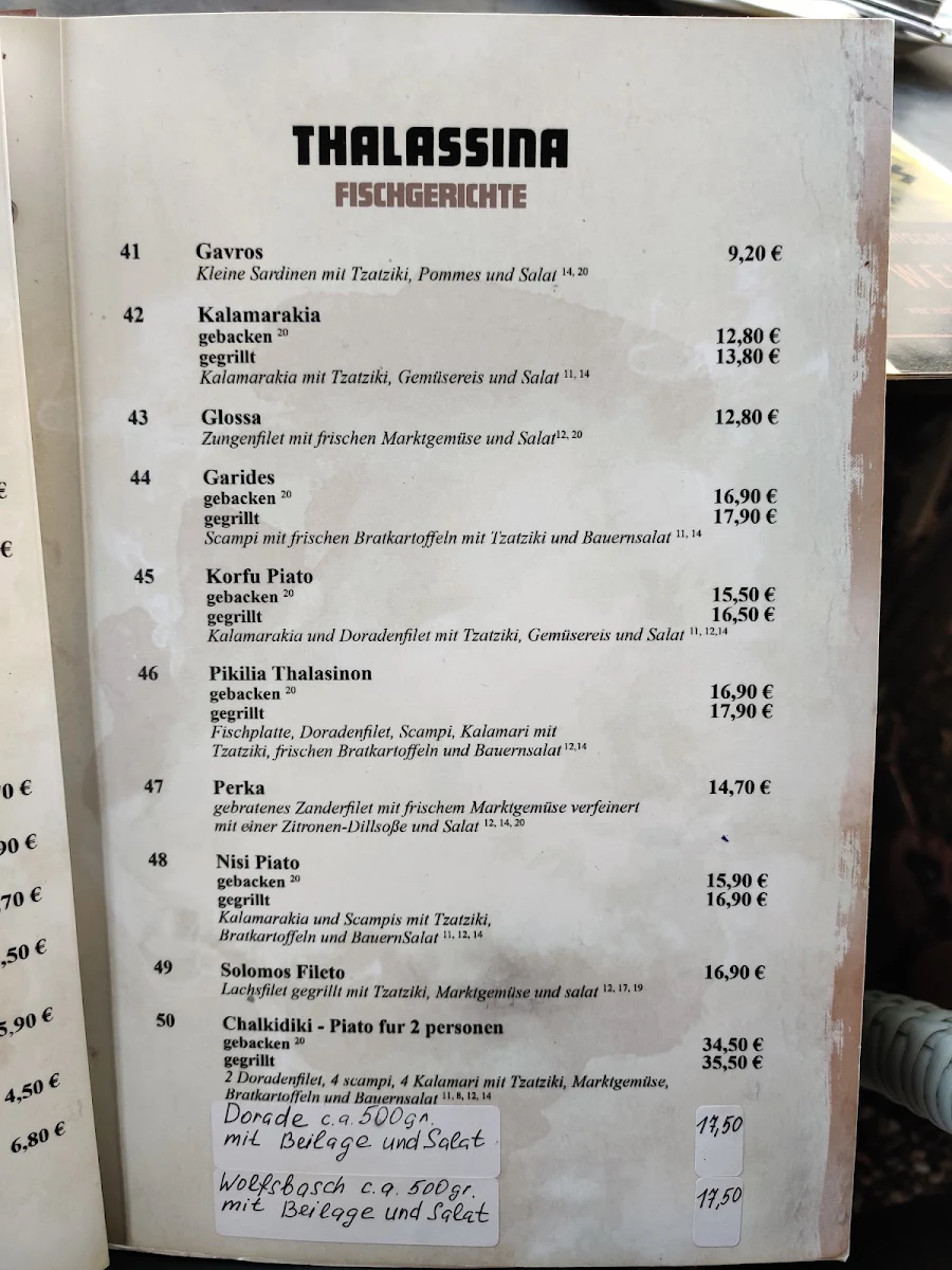 Speisekarte photo 2