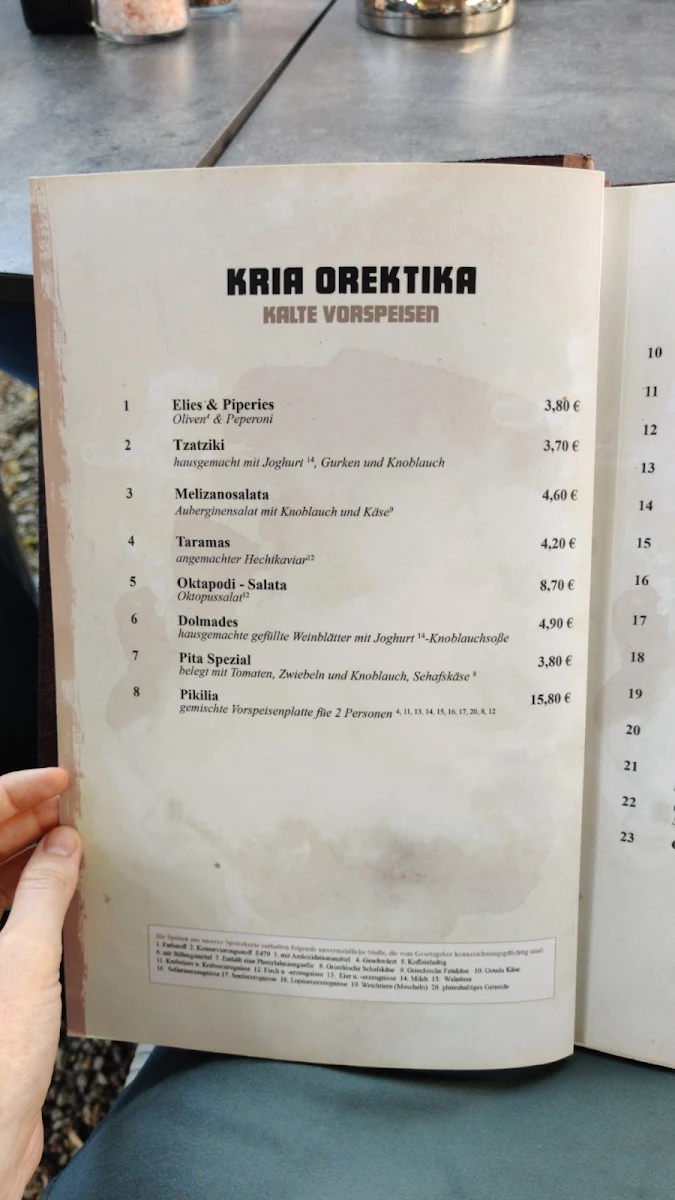Speisekarte photo 5